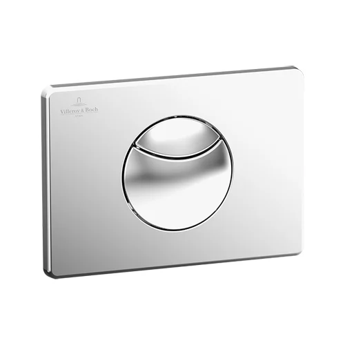 Villeroy & Boch Viconnect klozeto vandens nuleidimo mygtukas - Braižyto chromo image 1