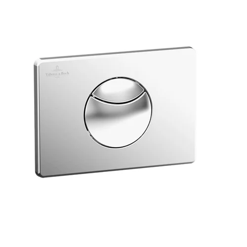 Villeroy & Boch Viconnect klozeto vandens nuleidimo mygtukas - Braižyto chromo image 2