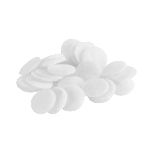 Maži medvilniniai mikrodermabrazijos filtrai 10 mm, 40 vnt. image 1