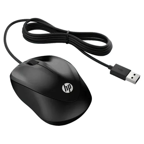 HP 1000 kompiuterinė pelė Juoda image 1