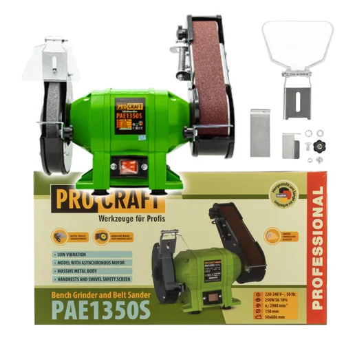 ProCraft PAE1350S kombinuotas šlifuoklis 150 mm diskas image 1