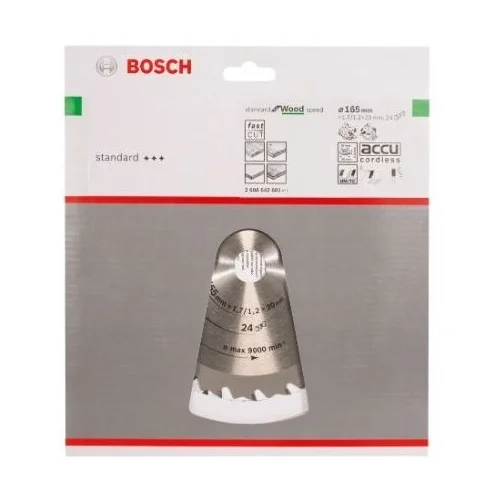 Bosch SPEEDLINE WOOD 165x20/16 mm pjovimo diskas image 2