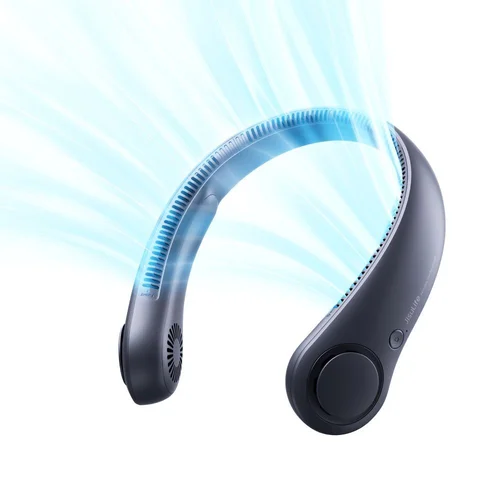 JisuLife Neck Fan 3 Tamsiai mėlyna image 2