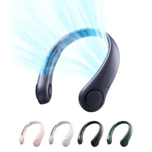 JisuLife Neck Fan 3 Tamsiai mėlyna image 3