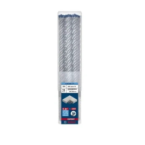 Bosch SDS-plus grąžtas betonui 16x200x265 mm, 10 vnt. 2608900177 image 1