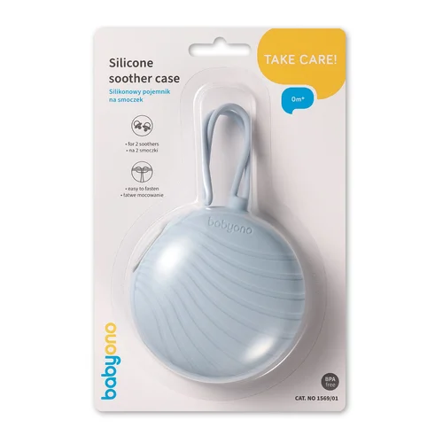 Babyono dėžutė čiulptukui silikoninė mėlyna 1569/01 image 2