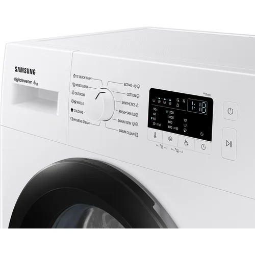 Samsung WW60A3120BE/LE skalbimo mašina, 6 kg, Balta image 3