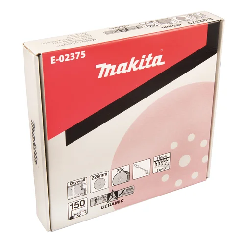 Šlifavimo popierius Makita E-02375, 225MM K150 (25Vnt.) DSL800 image 2