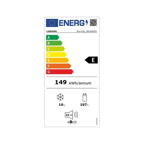Liebherr IRe 4101 Įmontuojamas šaldytuvas image 3
