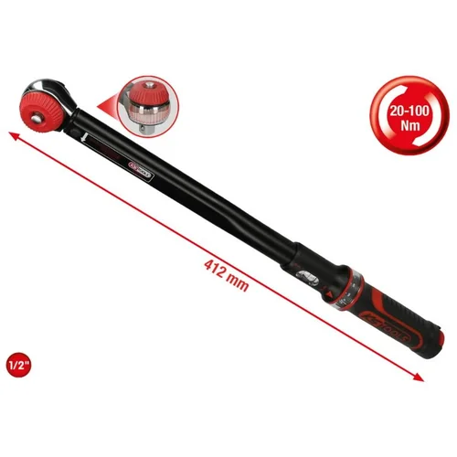 KS Tools ERGOTORQUEprecision 1/2´´, 20-100 Nm image 1