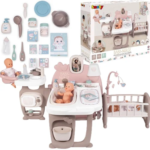 SMOBY Baby Nurse Auklės Kampelis lėlei, iki 42 cm image 1