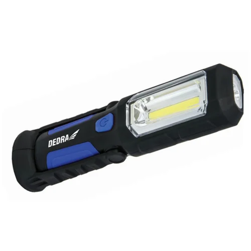 Dedra L1022 akumuliatorinis prožektorius 3W COB LED + 1W LED image 1