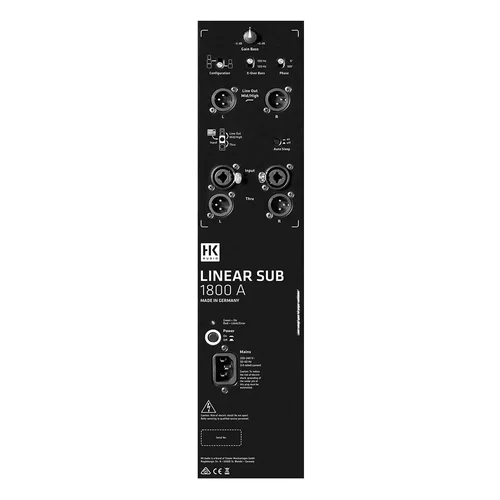 HK AUDIO L SUB 1800 A Juoda image 2