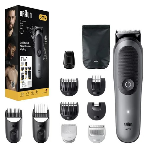 Braun AIO5560 Daugiafunkcis kūno ir veido skustuvas image 2