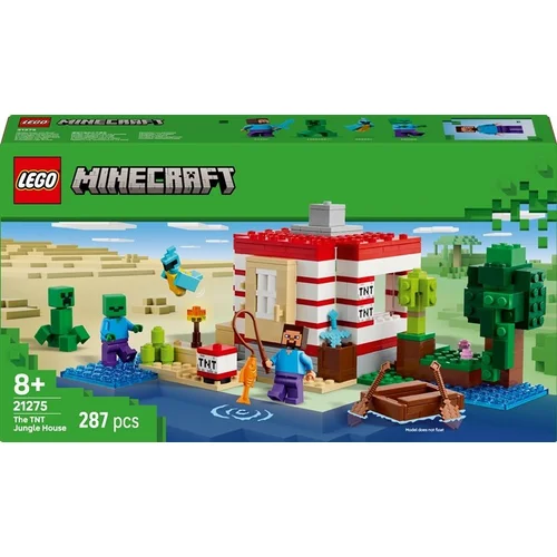 Konstruktorius LEGO Minecraft The TNT Jungle House 21275 image 1