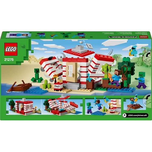 Konstruktorius LEGO Minecraft The TNT Jungle House 21275 image 2