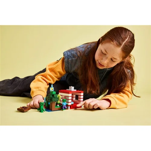 Konstruktorius LEGO Minecraft The TNT Jungle House 21275 image 3