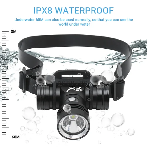 BORUiT YHX-1362 Nardymui iki 60 m Galvos Žibintas image 3