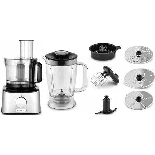 Kenwood Multipro Compact FDM301SS Juoda/Sidabro Virtuvinis kombainas image 1