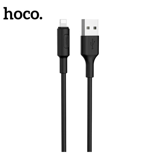 Hoco X25 Lightning USB kabelis 1.0 m juodas image 2