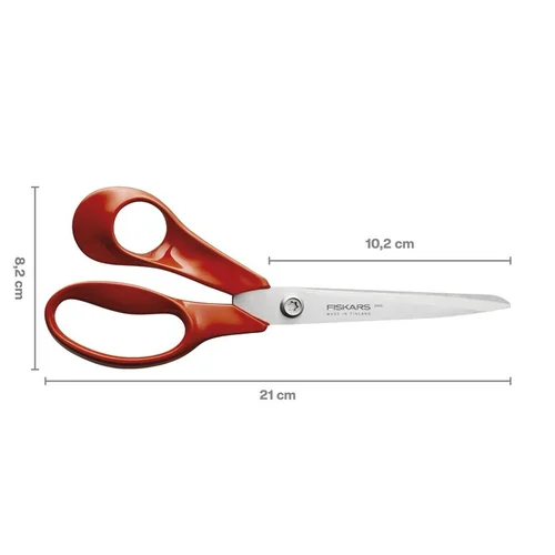 Fiskars Žirklės kairiarankiams 210 mm Raudona image 1