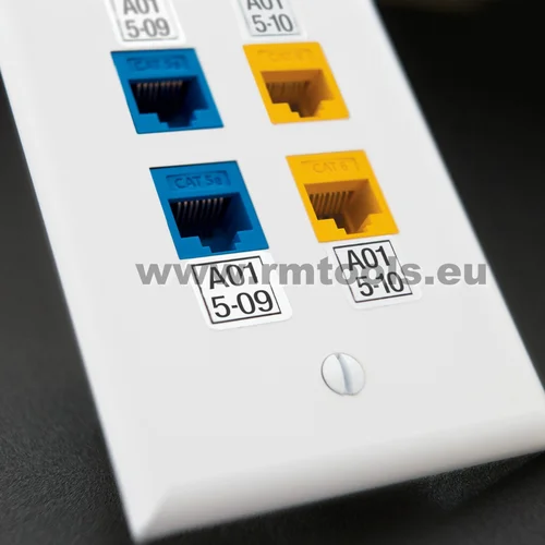 Dymo XTL 51 x 76 mm juostelė, juoda ant balto image 2