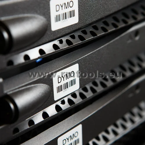 Dymo XTL 51 x 76 mm juostelė, juoda ant balto image 3