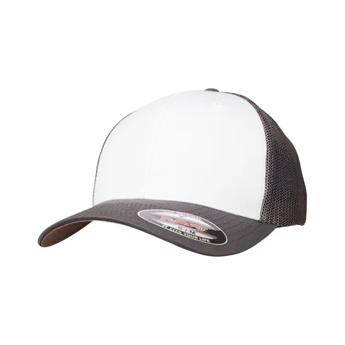 Kepuraitė Flexfit 6511CF su snapeliu - L/XL, Juoda/Balta/Juoda image 1