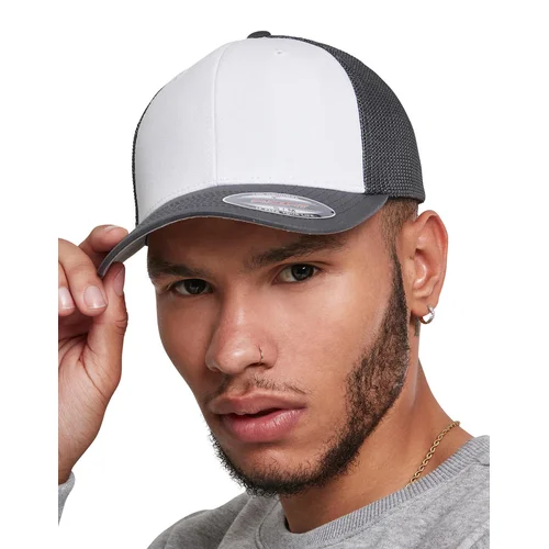Kepuraitė Flexfit 6511CF su snapeliu - L/XL, Juoda/Balta/Juoda image 2