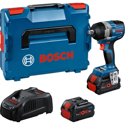 Bosch GDS 18V-750 C akumuliatorinis smūginis suktuvas, 18V, 2x8.0Ah, 06019L9002 image 1