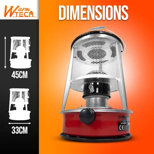 Warmtech WTPAP9000 Žibalinis šildytuvas 4,6 l image 2