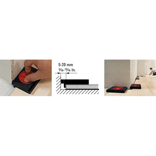 BESSEY AV2 tarpikliai, 4 vnt., reguliuojami 5–20 mm image 3
