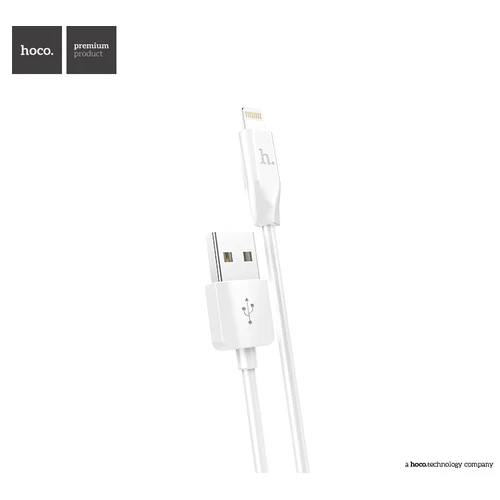 Hoco X1 USB Lightning kabelis 2,0 m baltas image 2