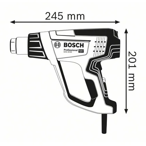 Bosch GHG 20-63 ACC Professional elektrinis fenas image 3