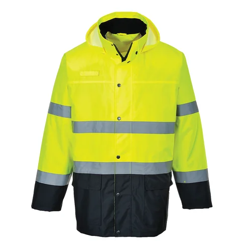 PORTWEST S166 dviejų spalvų kelininko striukė XXL Yellow/Navy image 2