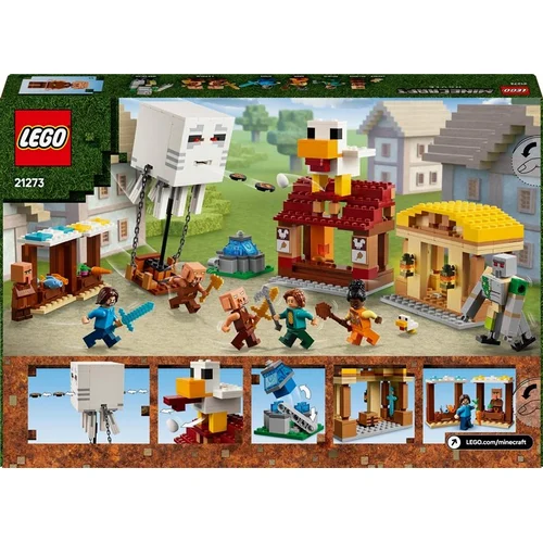 LEGO Minecraft The Ghast Balloon Village Attack 21273 555 dalių image 2
