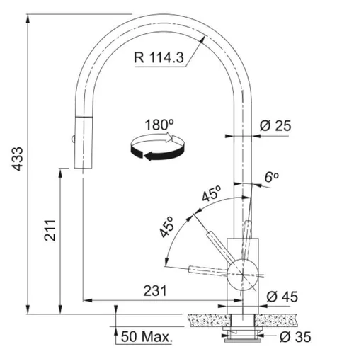 Franke EOS-NEO 115.0628.254, vario image 3