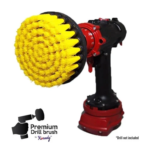Kornely Premium Drill Brush by Kornely 13 cm Geltona image 2