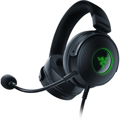 Razer Kraken V3 HyperSense žaidimų ausinės Juodos image 1