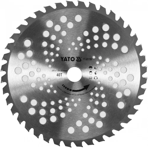 Yato Y*YT-85150 diskinis pjūklas trimeriui, 255 mm image 1