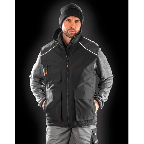 Darbo Result R306X liemenė su kišenėmis – 3XL, Juoda image 3