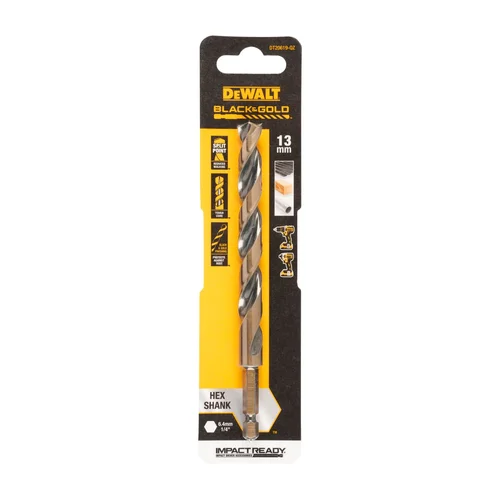 DeWalt Grąžtas metalui HEX 1/4, 13,0 mm image 1
