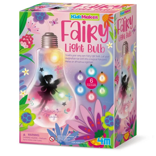 4M KidzMaker Fairy dekoravimo rinkinys su lempa image 1