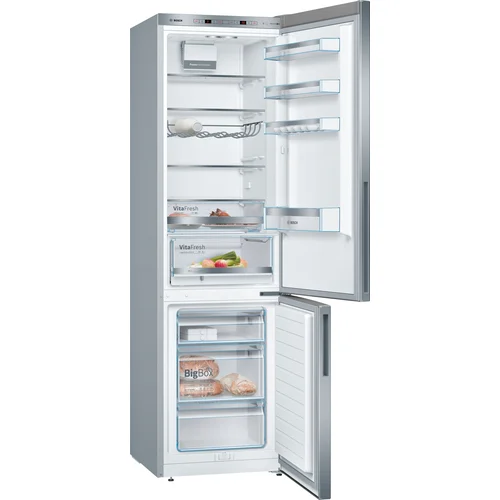 Bosch KGE39AICA šaldytuvas, Dviejų durų, Nerūdijančio plieno image 2