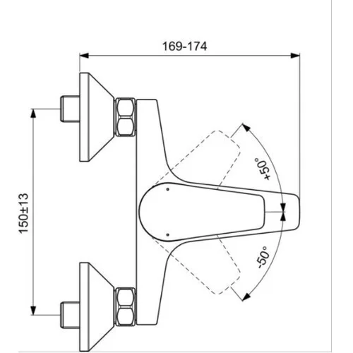 Ideal Standard Cerafine D BC692AA Chromo Maišytuvas image 2
