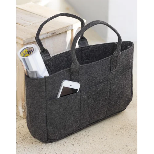 Veltinio FE-32209 PFS pirkinių krepšys - One Size, Charcoal Melange image 2