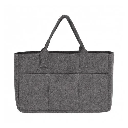 Veltinio FE-32209 PFS pirkinių krepšys - One Size, Charcoal Melange image 3