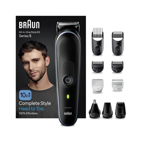 Braun MGK5445 Kirpimo Rinkinys Viskas Viename Juoda 10in1 image 1