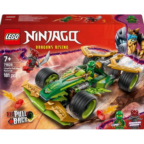 LEGO® Ninjago Lloyd's Pull-Back Race Car, 181 vnt. image 1