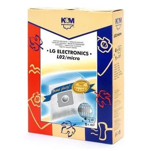 K&M L02 Micro dulkių siurblių maišelis, 4 vnt. image 1